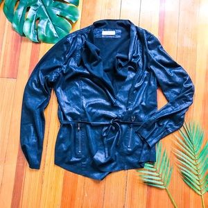 Elan faux leather soft jacket